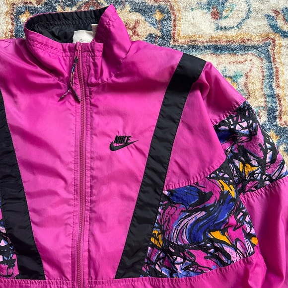 Vintage Nike Abstract Zip-up Jacket Large - Picture 4 of 5